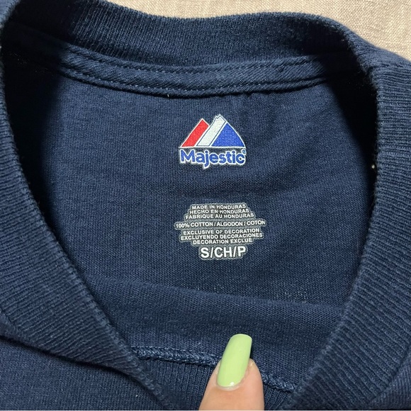 Albert Pujols Majestic Navy St Louis Cardinals Jersey Tee Size Small Baseball - Picture 5 of 7